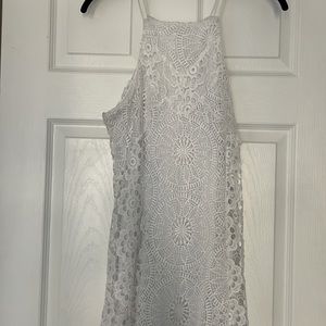 Francesca’s - White Halter Dress
